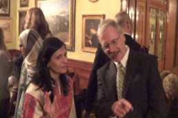 Pabst Mansion- Dr. William Donaldson, Associate Dean Arts and Science and Dr. Enaya Othman